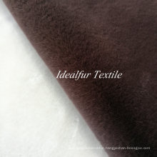 Brown Knnited Fabric Rabbit Fur